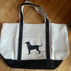The Black Dog Canvas Tote
